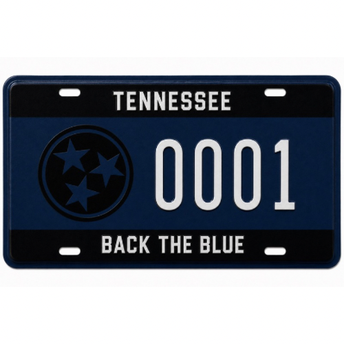 Reserve your Back the Blue Tennessee Specialty Tag